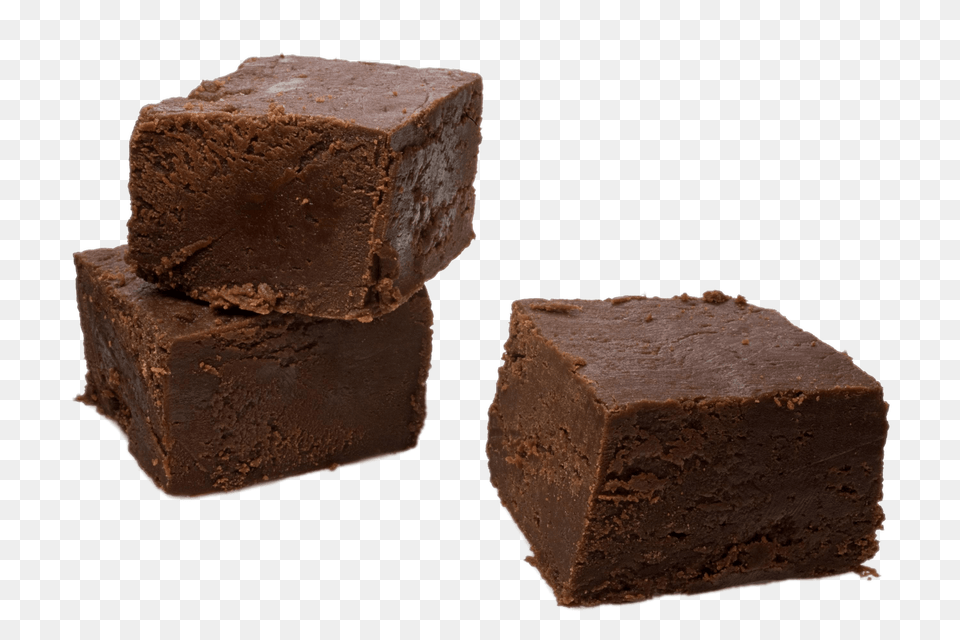 Large Fudge Chunks, Chocolate, Dessert, Food, Sweets Png