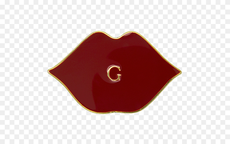 Large G Lips Red Gold, Maroon, Flower, Petal, Plant Free Png Download