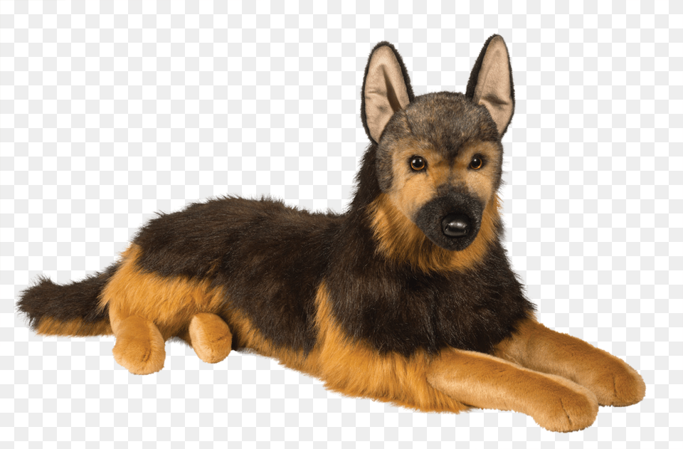 Large German Shepherd Plush, Animal, Canine, Dog, German Shepherd Free Transparent Png