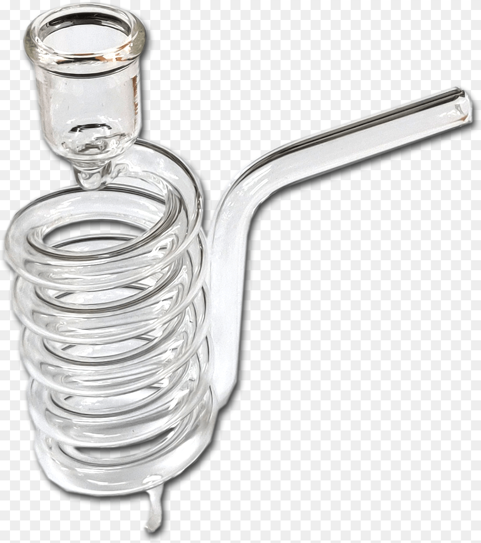 Large Glass Standing Spiral Pipe Barware, Coil, Smoke Pipe Free Png