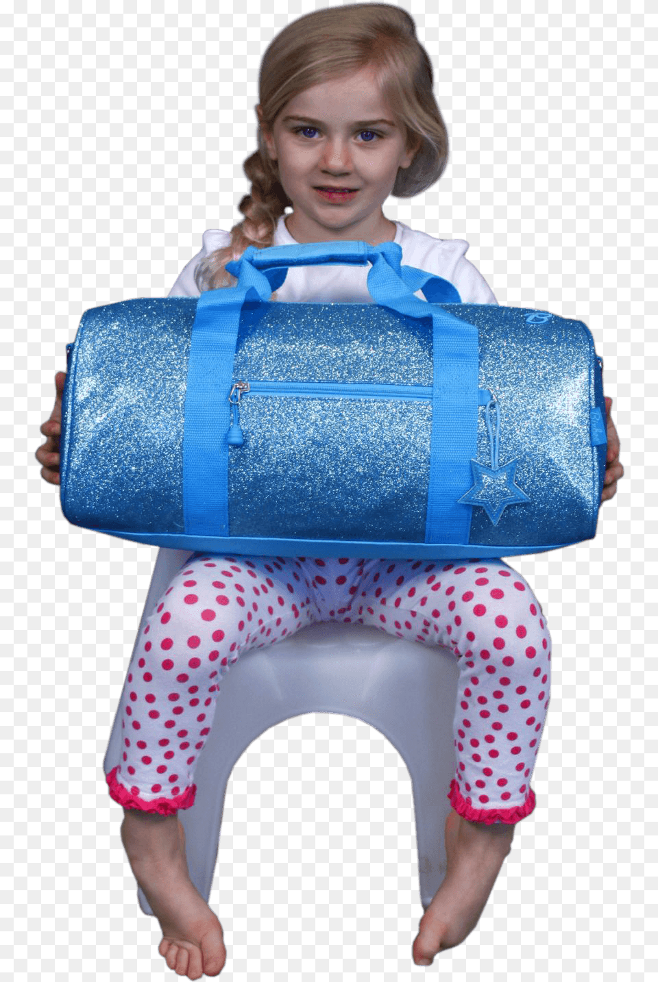 Large Glitter Kids Duffle Bags Small Duffle Bag Kids, Accessories, Person, Handbag, Girl Free Png