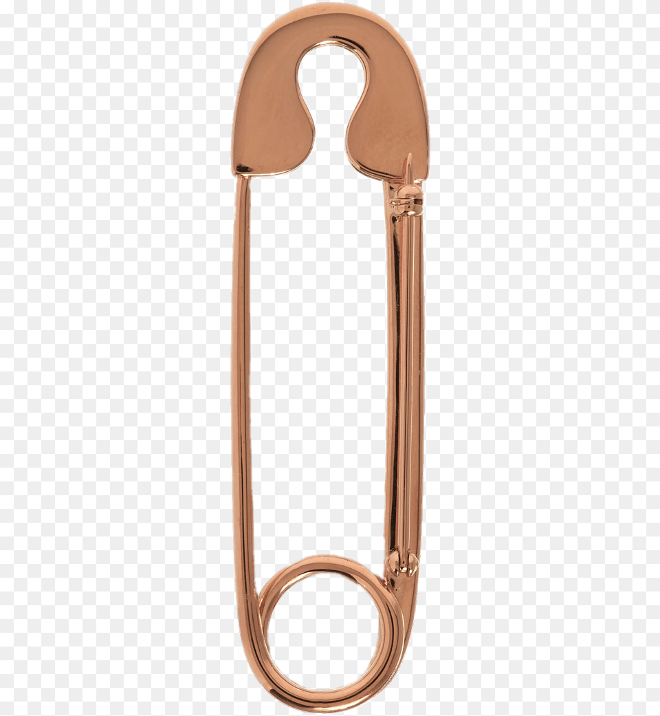 Large Gold Safety Pin Brooch, Bronze Free Transparent Png