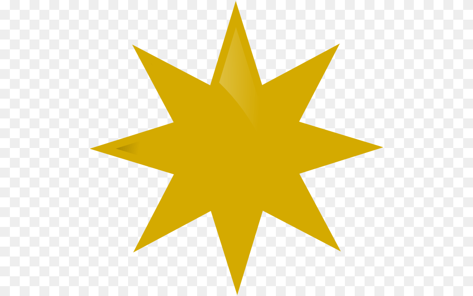 Large Gold Star Clipart 8 Pointed Star Clipart, Star Symbol, Symbol Free Png Download