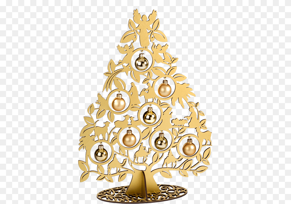 Large Gold Tree Christmas Tree Image With No Christmas Day, Christmas Decorations, Festival, Christmas Tree, Face Png