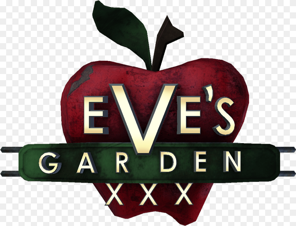 Large Green Apple Clipart Eveu0027s Garden Logo Eves Garden, Architecture, Building, Hotel, Symbol Free Png Download