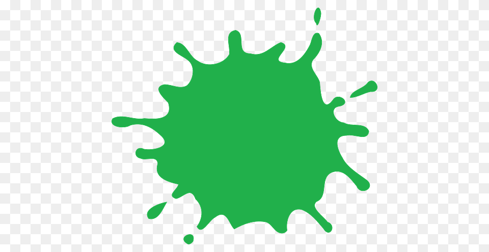Large Green Paint Splatter, Stain, Beverage, Milk Png Image