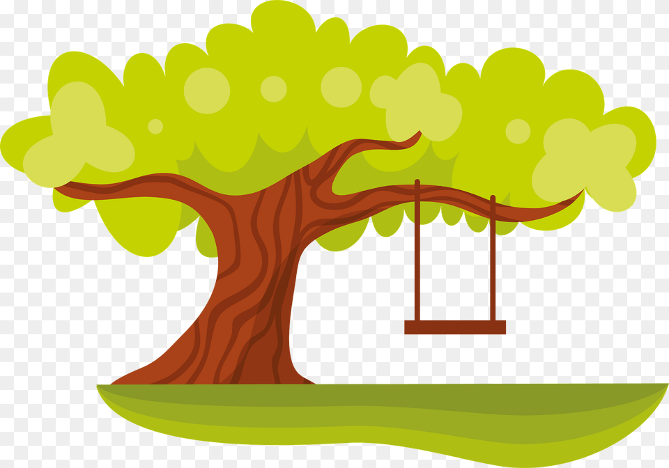 Large Green Tree Clipart, Plant, Outdoors, Art, Painting Png