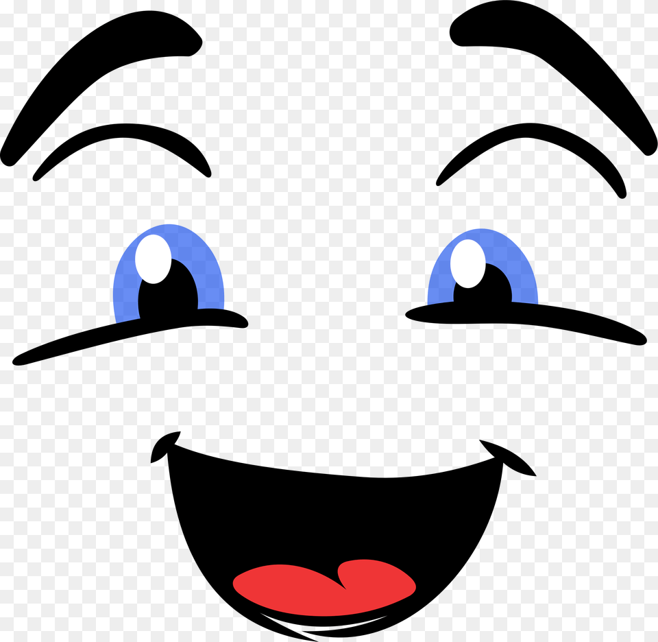 Large Happy Face Vector Clipart Image Free Transparent Png