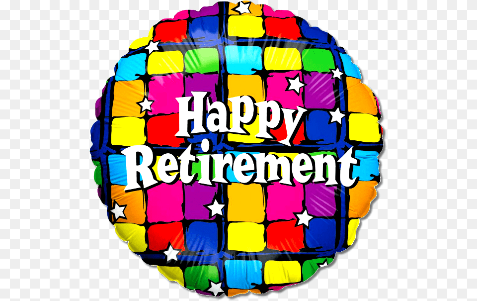 Large Happy Retirement, Sphere, Balloon, Ammunition, Grenade Free Png