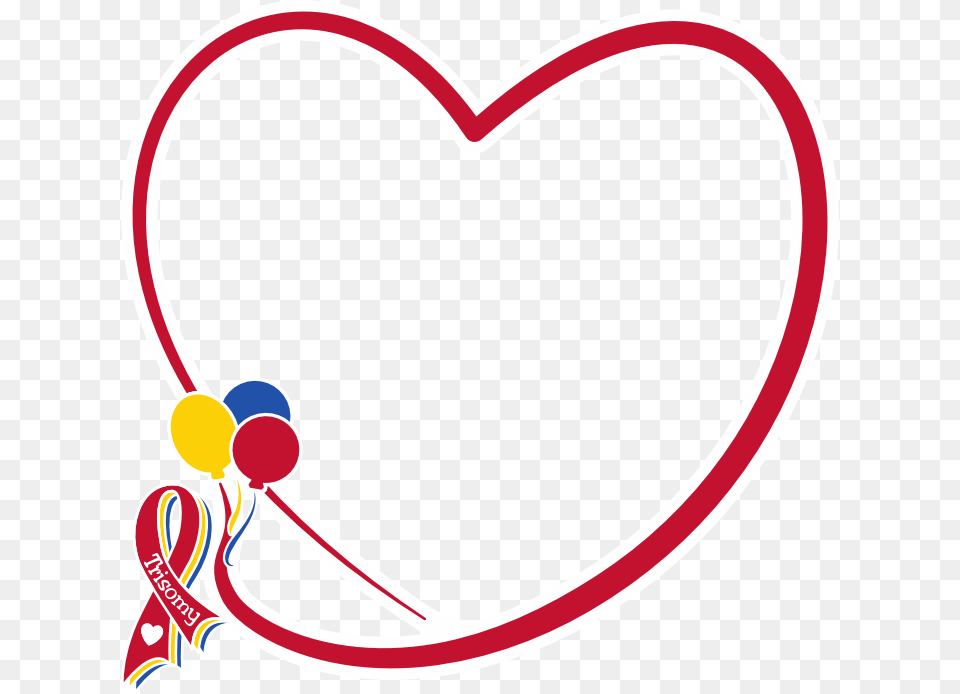 Large Heart Frame Transparent No Number, Balloon, Bow, Weapon Png Image