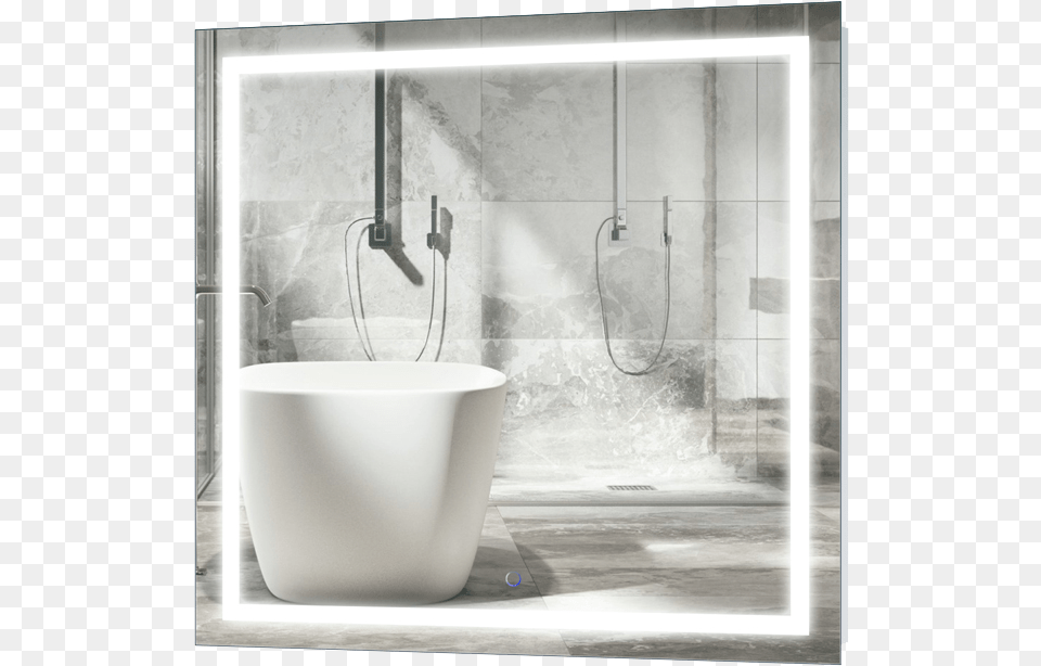 Large Img White Grey Marble Bathroom Tiles, Bathing, Person, Tub, Bathtub Free Png