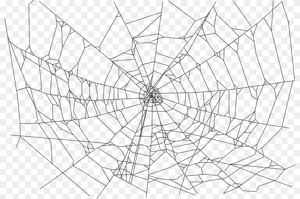 Large Irregular Spider Web, Spider Web Png Image