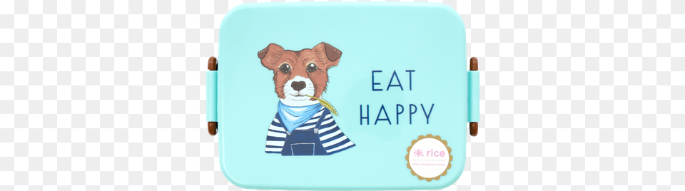 Large Lunch Box Dog Print Rice Brotdose Free Png