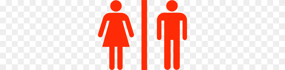 Large Man Woman Bathroom Sign Vector Clip Arts For Web, Symbol, Road Sign, Person Png Image