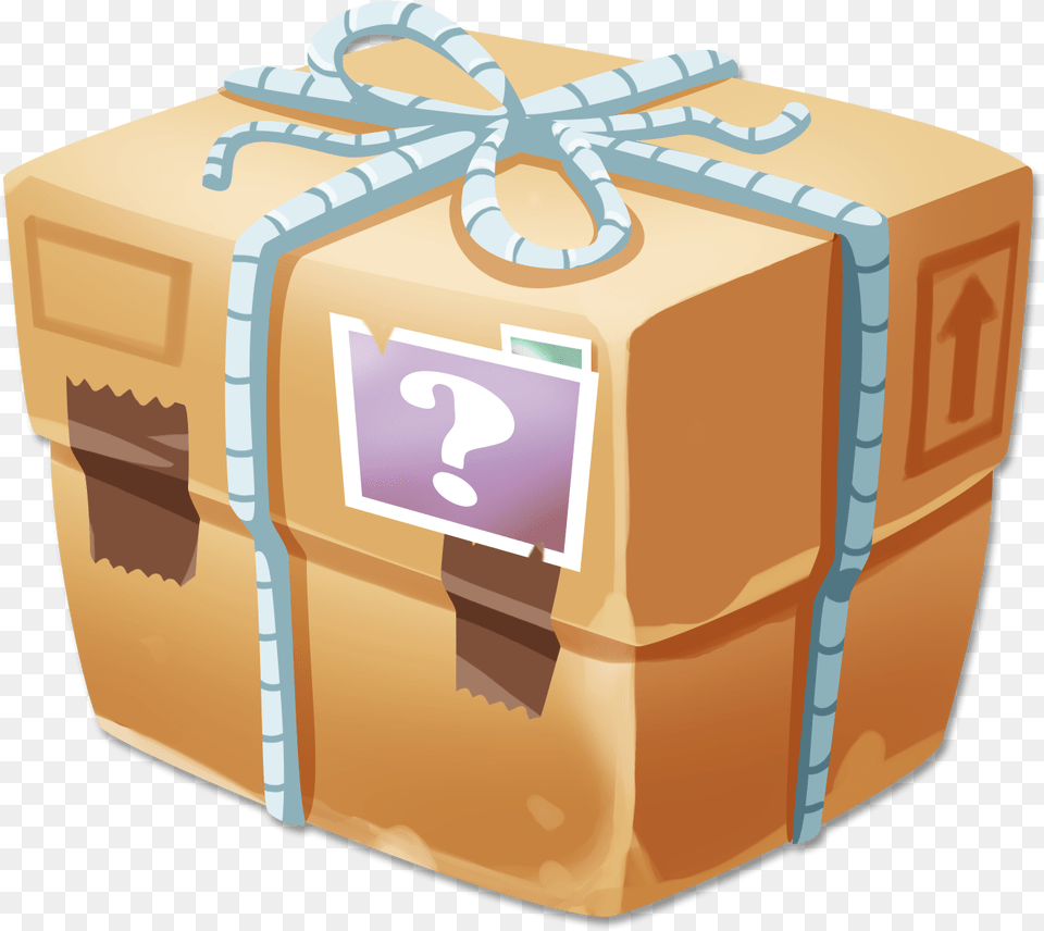 Large Mystery Package Colis Mystere, Box, Cardboard, Carton, Package Delivery Free Png
