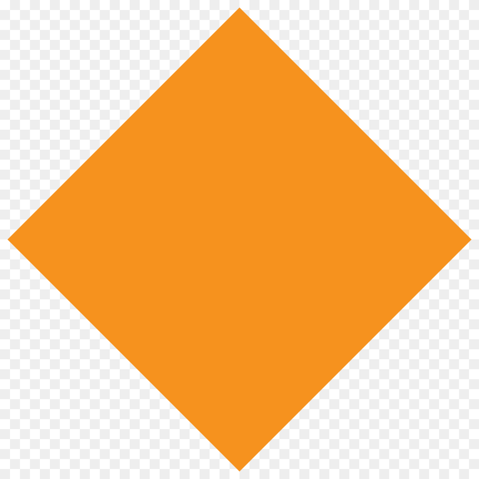 Large Orange Diamond Emoji Clipart Free Png Download
