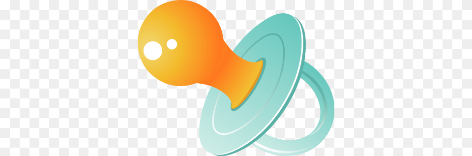 Large Orange Dummy, Rattle, Toy Png Image