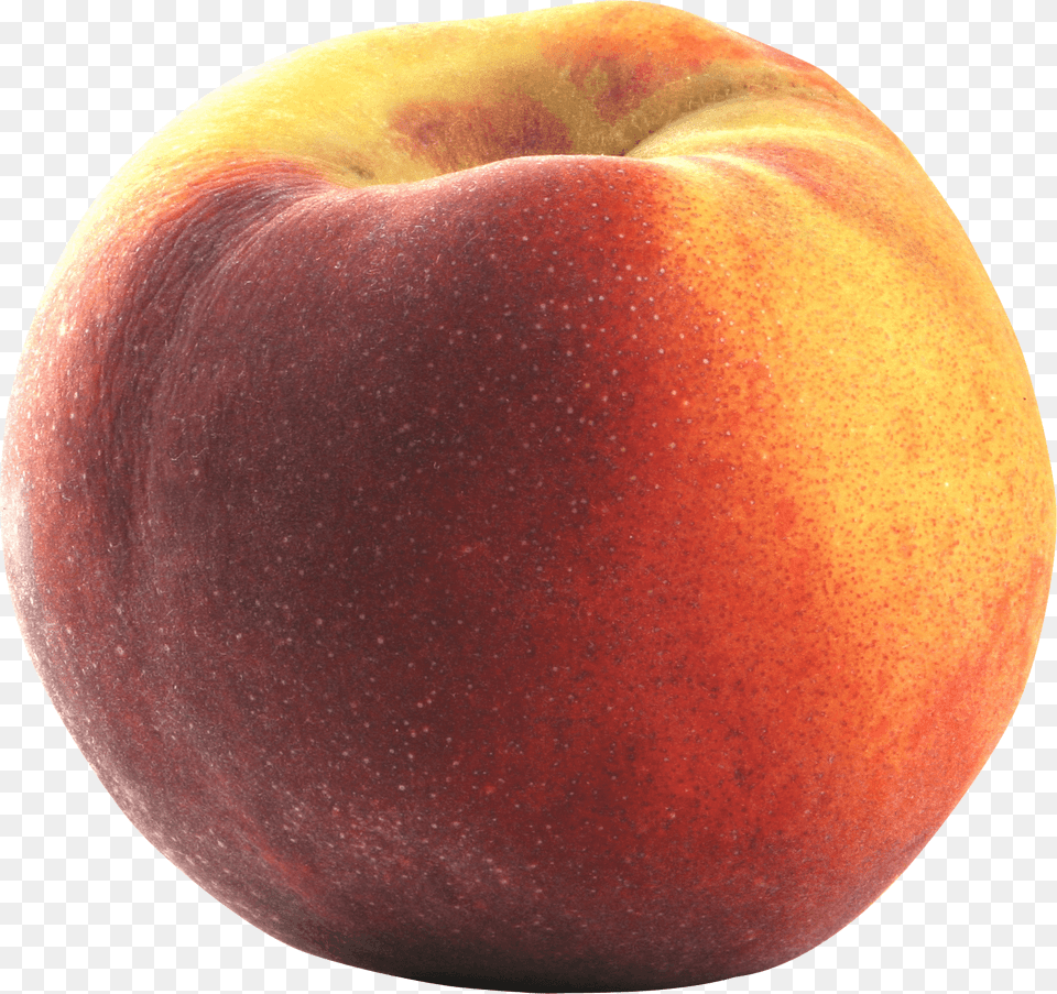 Large Peach Peach, Food, Fruit, Plant, Produce Free Transparent Png