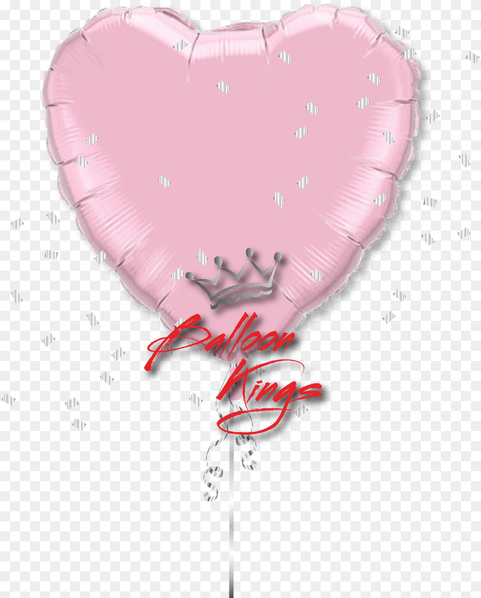 Large Pearl Pink Heart Transparent, Balloon Png Image