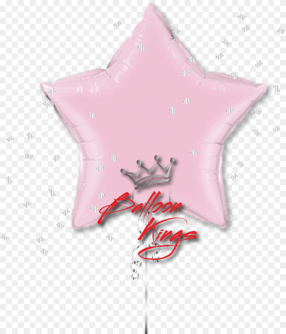 Large Pearl Pink Star Trolls Balloons, Star Symbol, Symbol Png