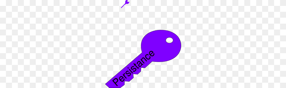 Large Persistence Purple Key Clip Art Free Transparent Png