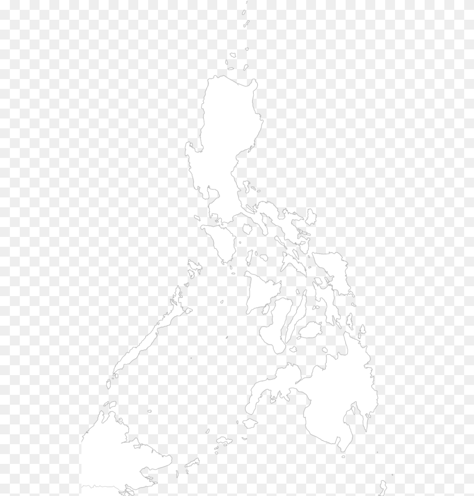 Large Philippinesblank Map With Borders And Coasts Map Of The Philippines, Person, Chart, Plot, Adult Png