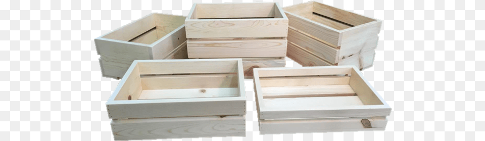 Large Pine Wood Crates Short Wood Crate, Box, Drawer, Furniture Png