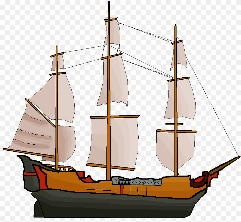 Large Pirate Ship Image, Boat, Sailboat, Transportation, Vehicle Free Transparent Png