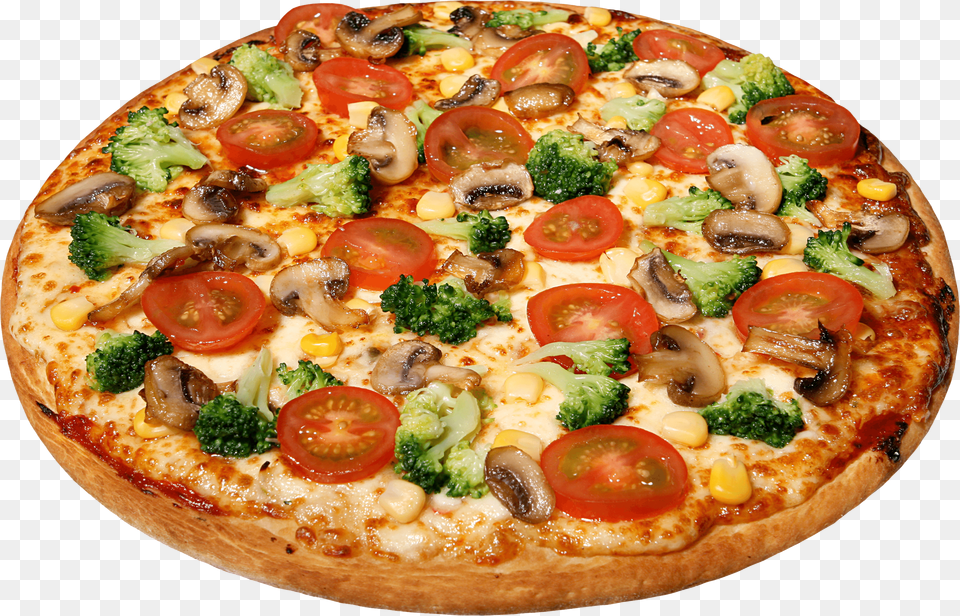 Large Pizza With Tomatoes Pizza Images Hd, Food Free Png Download