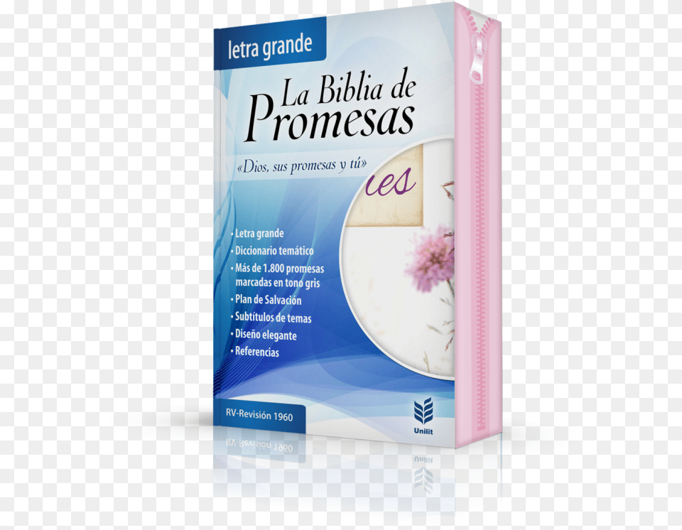 Large Print Regular Floral Zipper4 Biblia De Promesas Letra Grande, Advertisement, Book, Publication, Poster Free Transparent Png