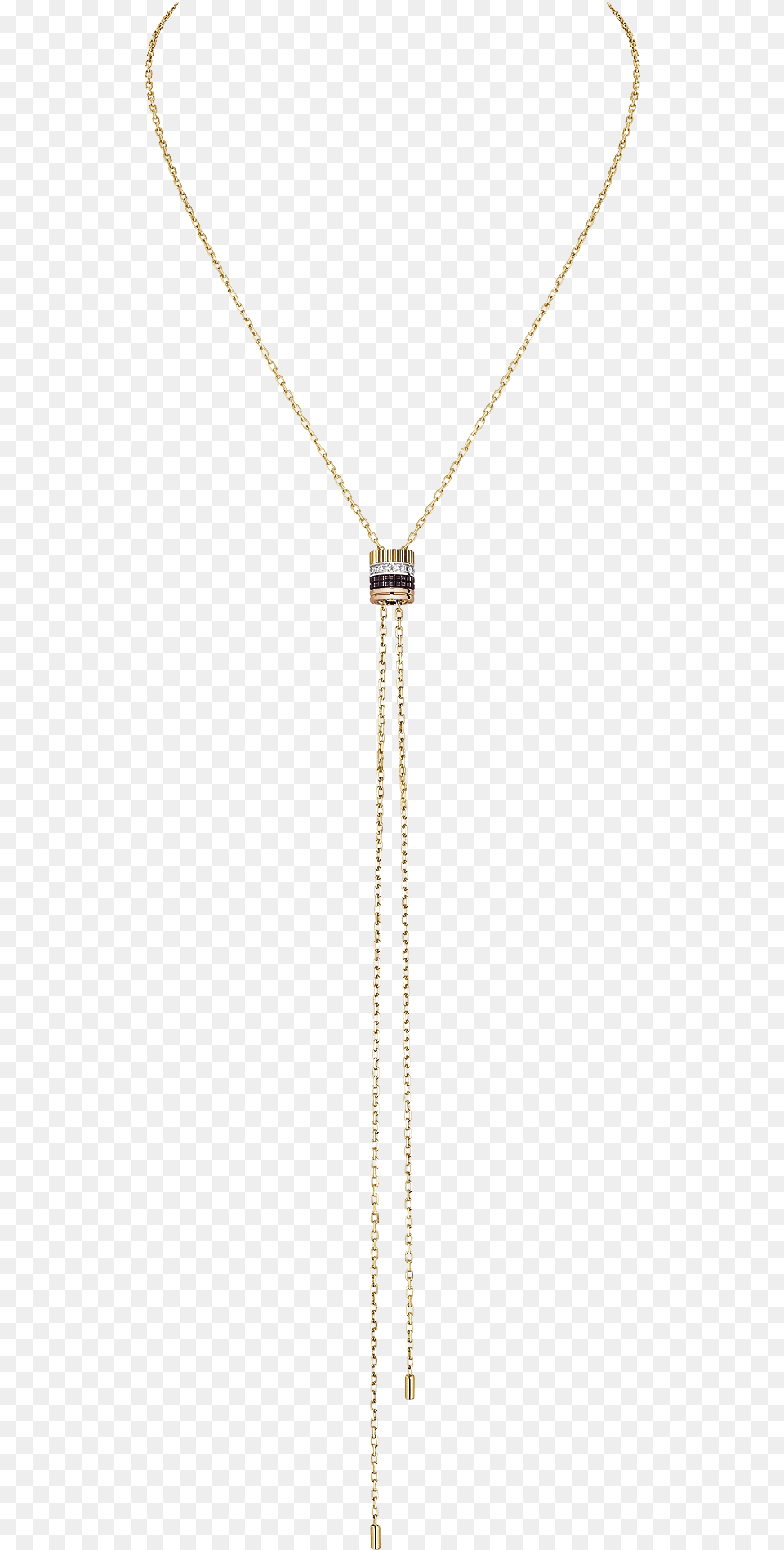 Large Quatre Classique Tie Necklace Paved With Diamonds Pendant, Accessories, Jewelry, Diamond, Gemstone Png