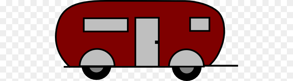 Large Red Airstream Clip Art, Transportation, Van, Vehicle, Caravan Free Png Download