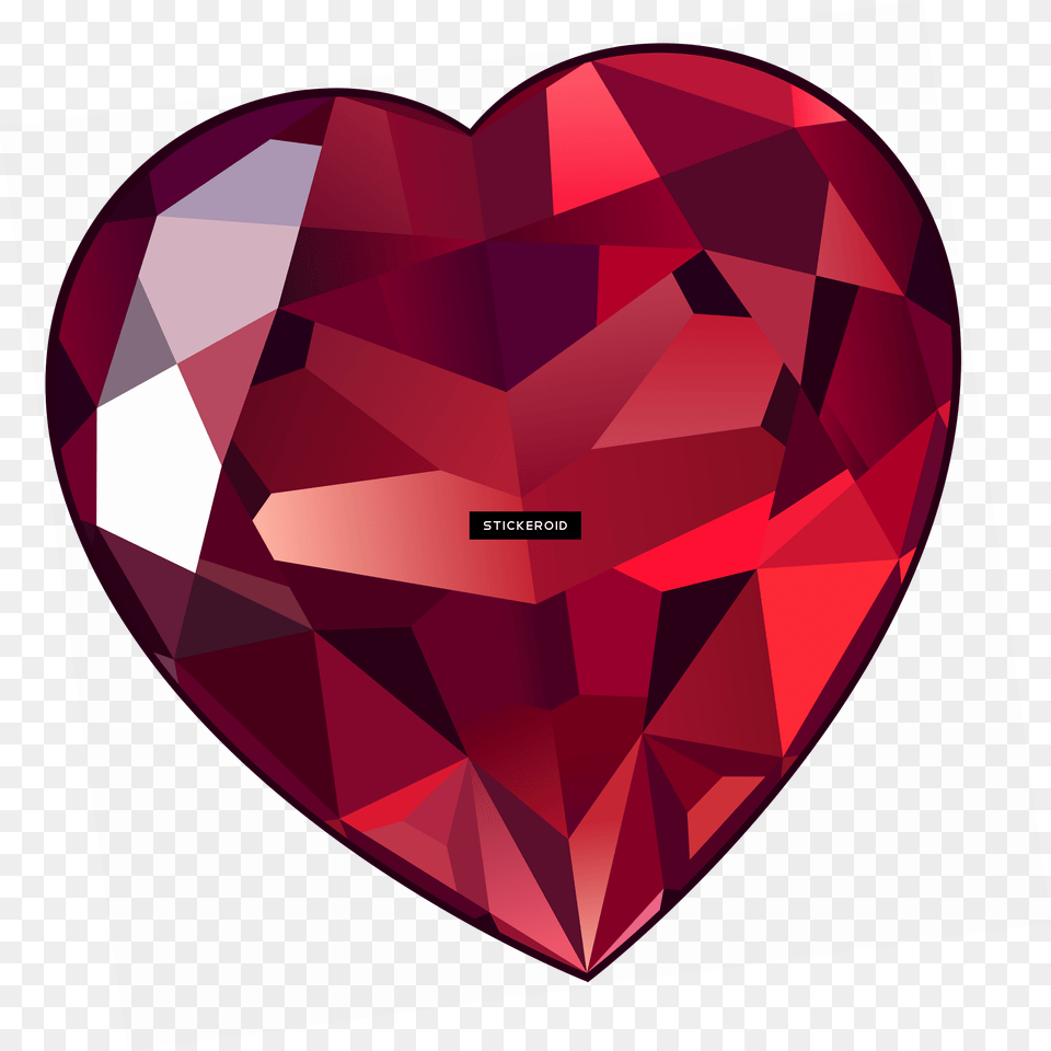 Large Ruby Heart Clipart Ruby Gemstone Clipart, Accessories, Diamond, Jewelry, Disk Free Transparent Png