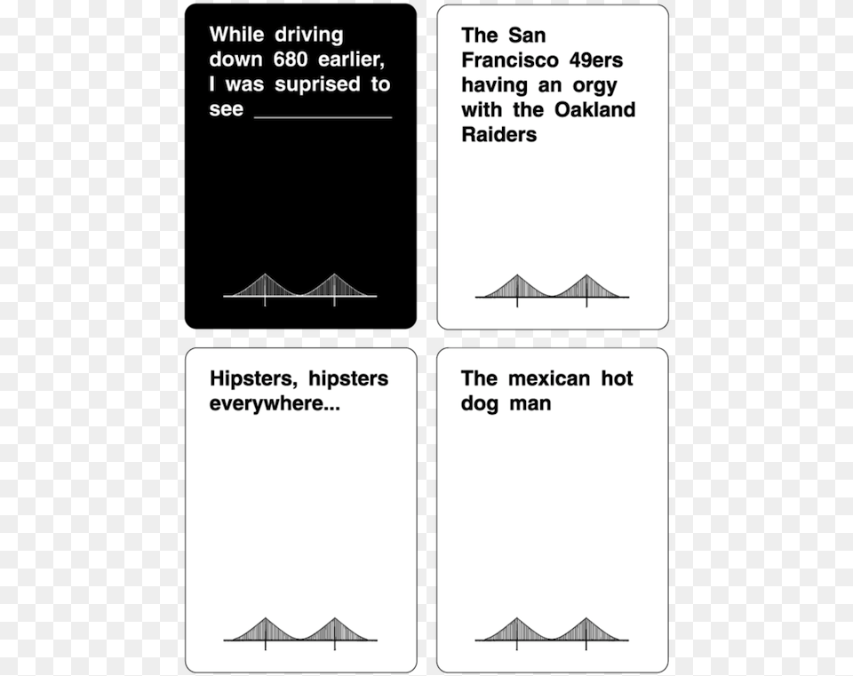 Large Single Black Cards Against Humanity, Book, Publication, Comics, Text Free Transparent Png