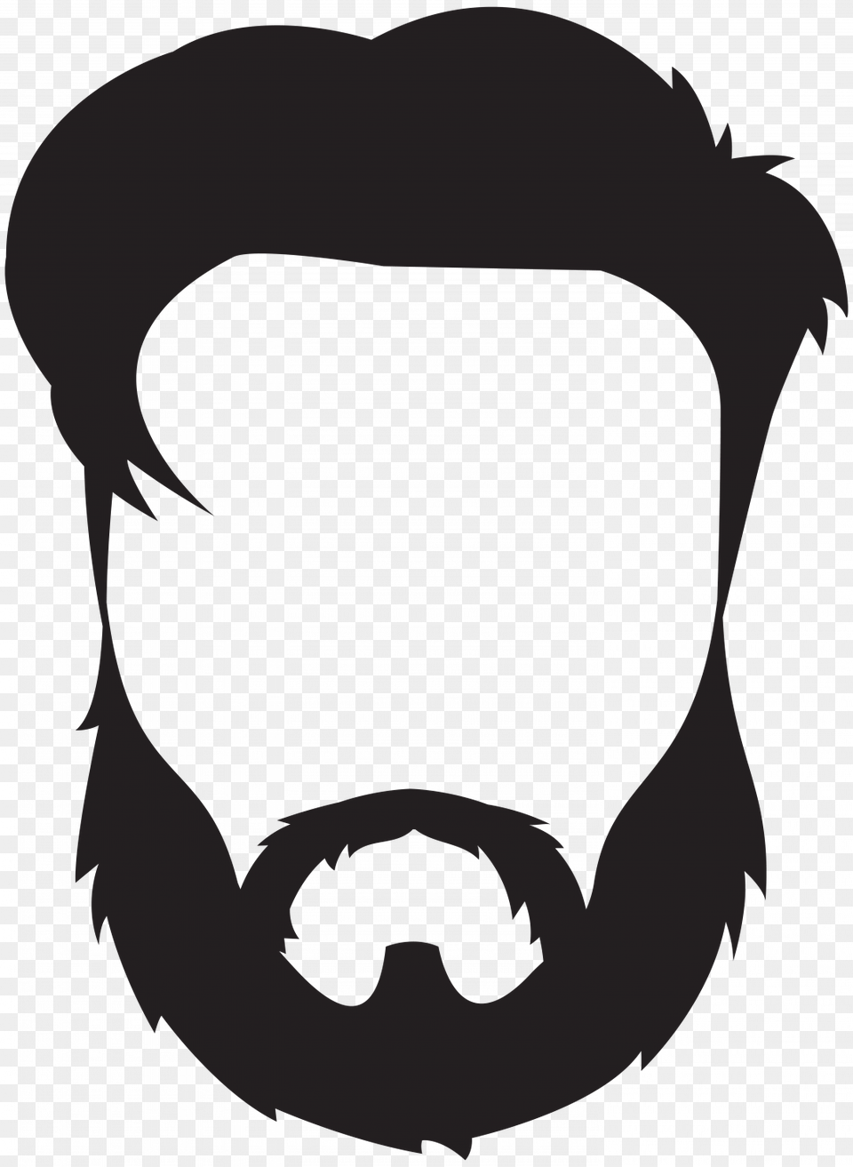 Large Size Of How To Draw An Italian Mustache A With Man With A Beard Clipart, Stencil, Animal, Fish, Sea Life Png