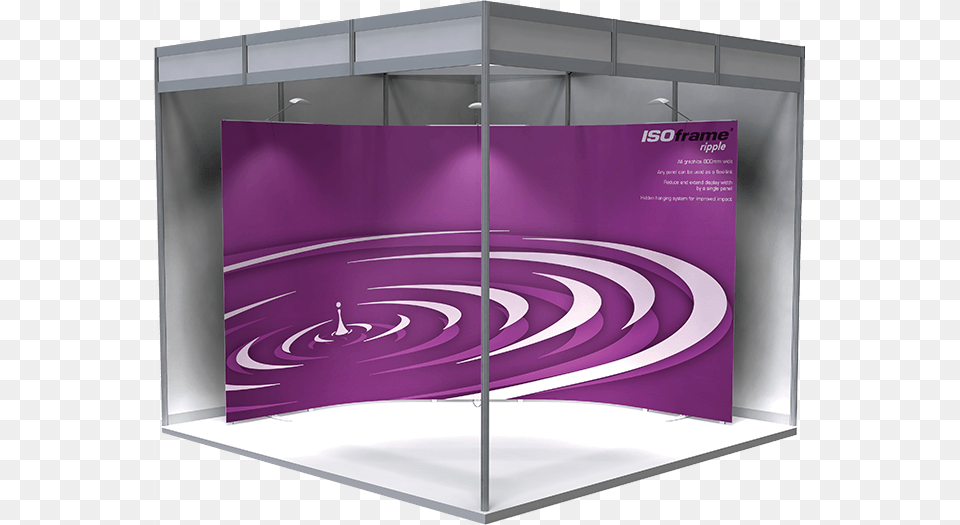 Large Sized Isoframe Ripple Stand, Advertisement, Outdoors Free Png