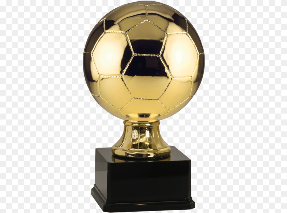 Large Soccer Ball Sport Resin Gold Soccer Trophy, Football, Soccer Ball Free Png Download