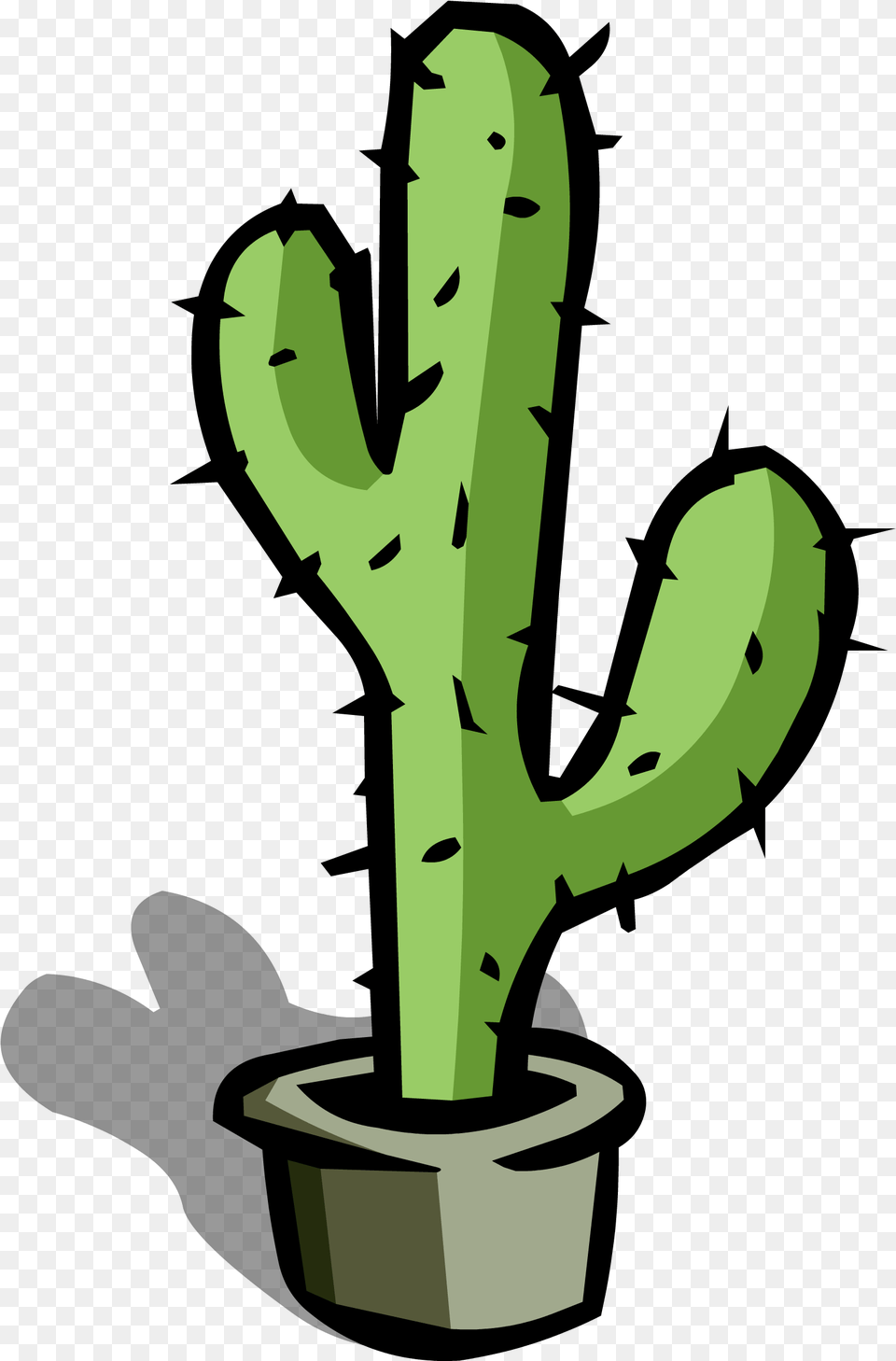 Large Sprite Club Penguin Cactus Clip Art, Plant, Person Free Png Download