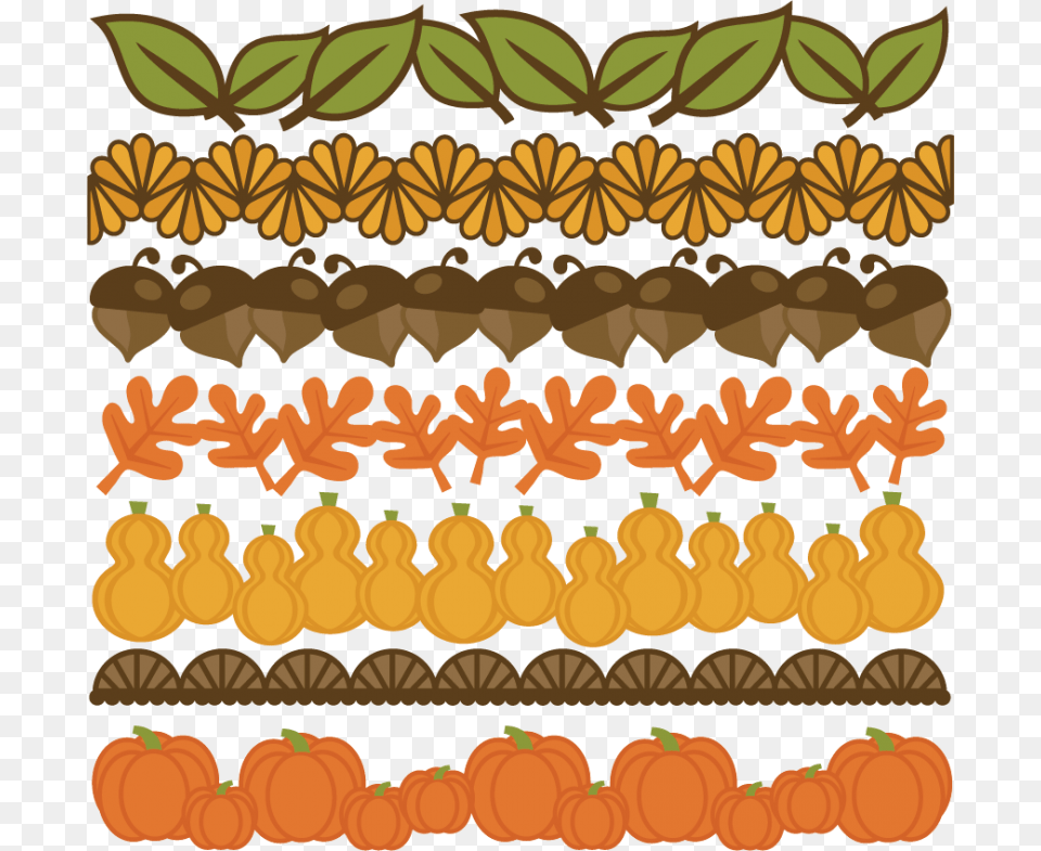 Large Thanksgiving Borders Thanksgiving Border Clipart, Food, Plant, Produce, Pumpkin Free Png