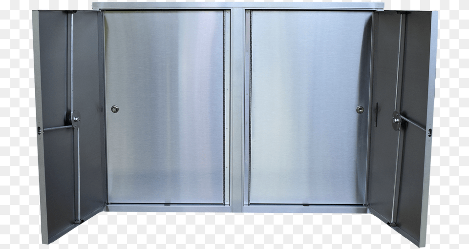 Large Twin Double Door Narcotic Cabinet With 8 Shelves Shower Door, Folding Door Free Png