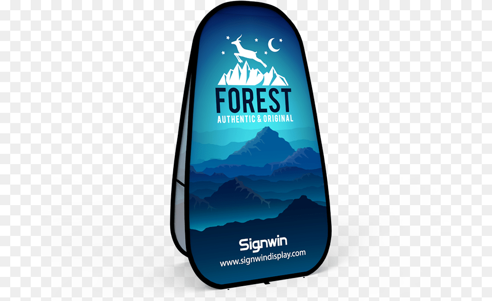 Large Vertical Pop Up A Frame Banner Signwin Inc, Advertisement, Bottle, Nature, Outdoors Png