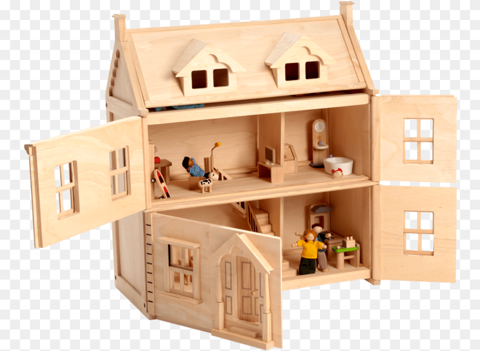 Large Victorian Dollhouse Plans Plan Toys Victorian Dollhouse Painted, Wood, Person, Plywood, Architecture Free Transparent Png