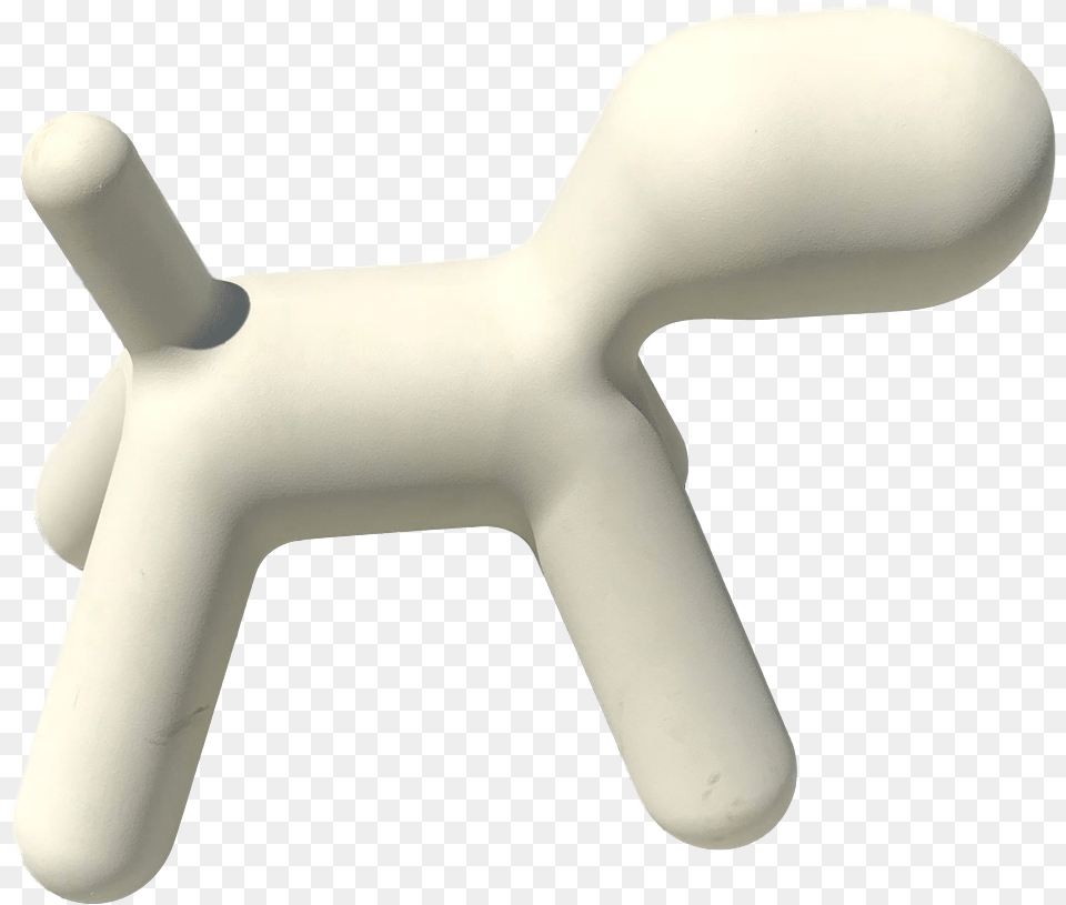Large White Modern Eero Aarnio Puppy Sculpture Sculpture, Appliance, Blow Dryer, Device, Electrical Device Png