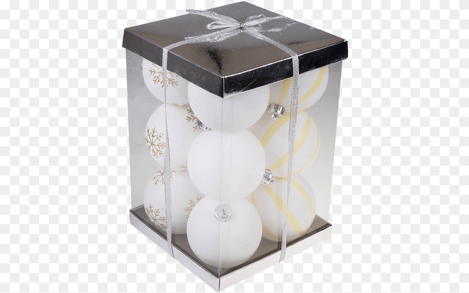 Large White Shatterproof Christmas Ornaments White Large Ornaments Free Transparent Png