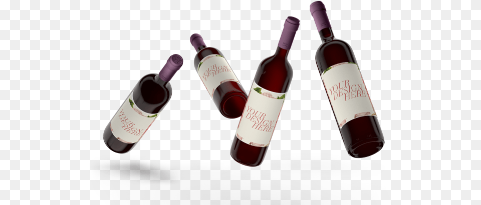 Large Wine Labels In Wine Bottle, Alcohol, Beverage, Liquor, Red Wine Free Transparent Png