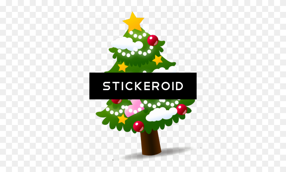 Large Xmas Tree Emoji Merry Christmas Tree Emoji, Plant, Christmas Decorations, Festival, Christmas Tree Free Png Download