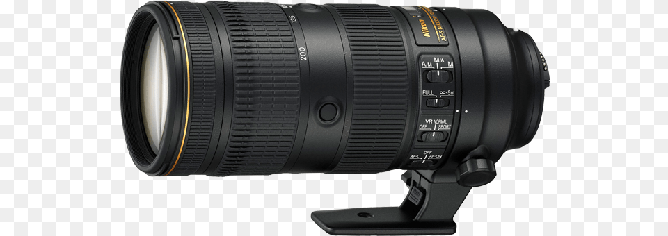 Large Zoom View Nikon Af S Nikkor 70 200mm F28e Fl Ed Vr Lens, Camera, Electronics, Camera Lens Free Transparent Png