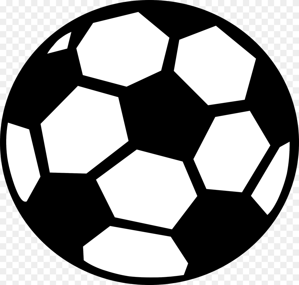 Larger Clip Art Of Black And White Coloring, Ball, Football, Soccer, Soccer Ball Free Png