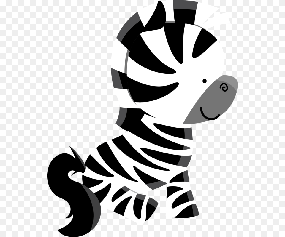 Larger Clipart Zebra Zebra Para Baby Shower, Stencil, Person Free Png