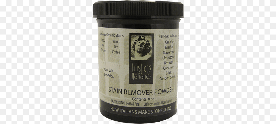 Larger Photo Lustro Italiano Poultice Powder, Bottle, Food, Can, Tin Free Png